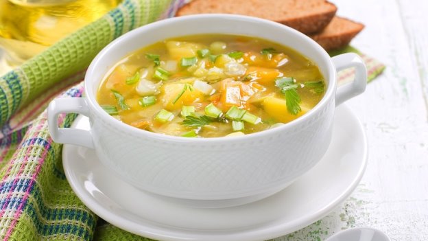 Суп картопляний вегетаріанський дієтичний. Суп картопляний вегетаріанський  рецепт на кожен день